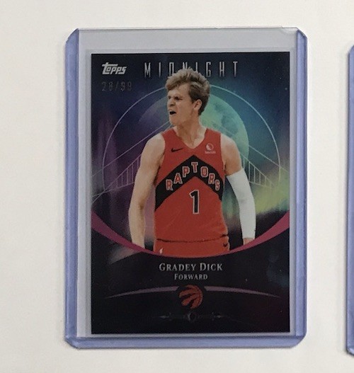 2025 Topps Midnight Gradey Dick /99 Toronto Raptors