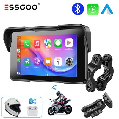 5'' Apple CarPlay Android Auto Portable Screen Waterproof Navigator Motorcycle