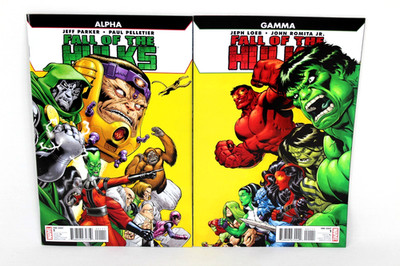 Fall of the Hulks Alpha #1 & Gamma #1 Set 1st Intelligencia 2010 Marvel Comic F-