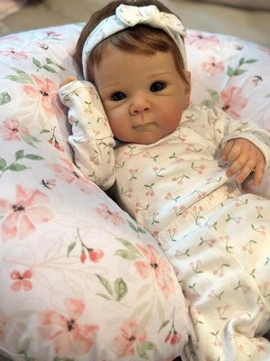 Realistic 18'' Adorable Cloth Body Newborn Reborn Baby Dolls Toddler Infant Gift