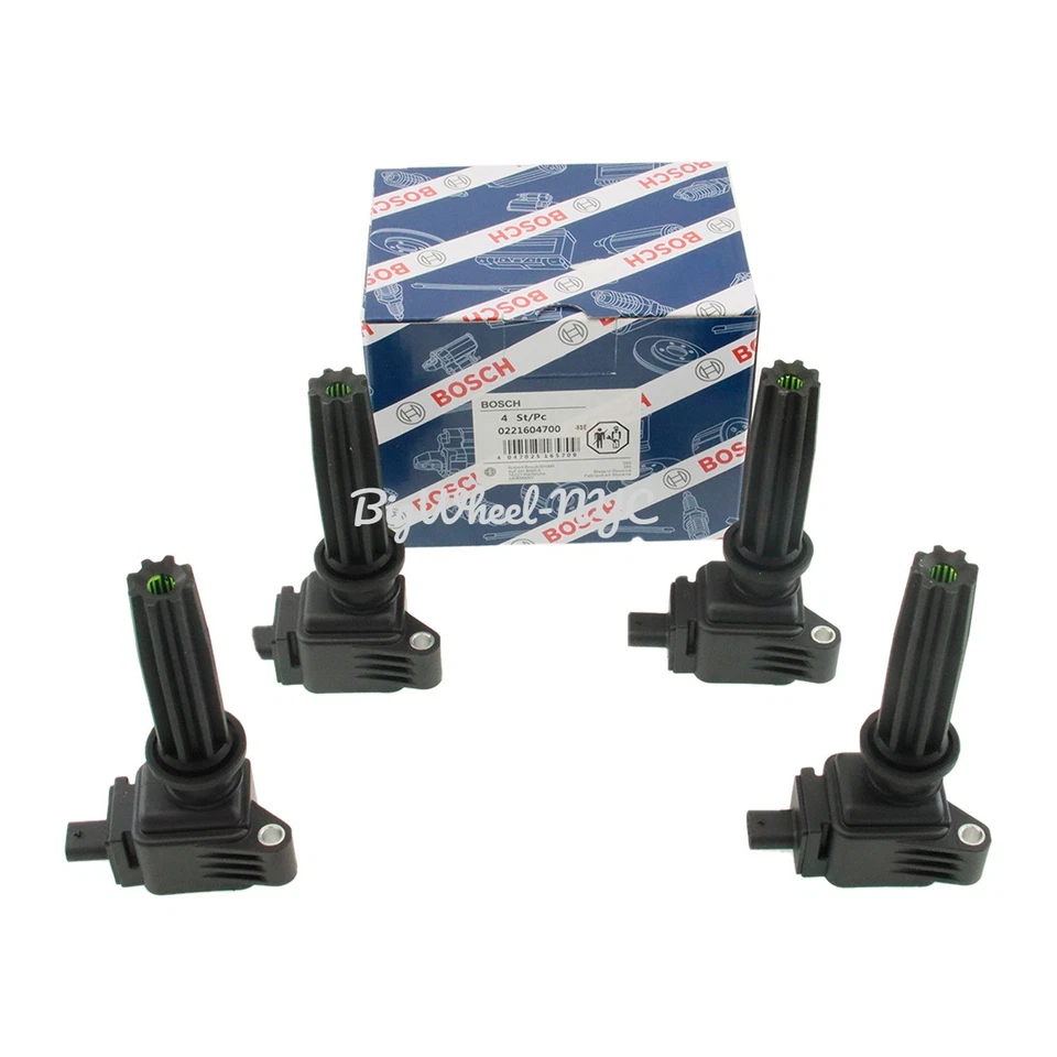 Set of 4 Bosch Direct Ignition Coils For Ford Focus Land Rover LR2 Lincoln MKC - Image 4 of 4