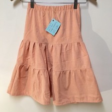 Skirt Girls 4 Maxi Orange Chambray Ruffle Tier Cotton Boho Mom and Pop's Kids