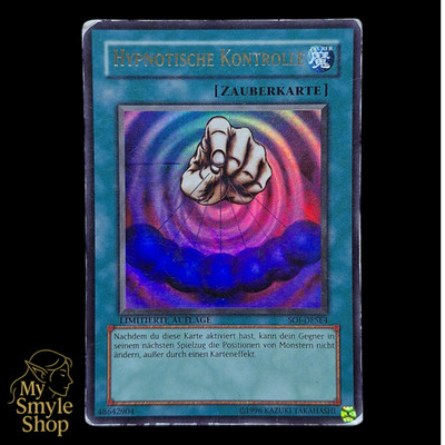 YuGiOh - Hypnotische Kontrolle - SOJ-DESE4 Secret Rare Limitiert DE & Poor