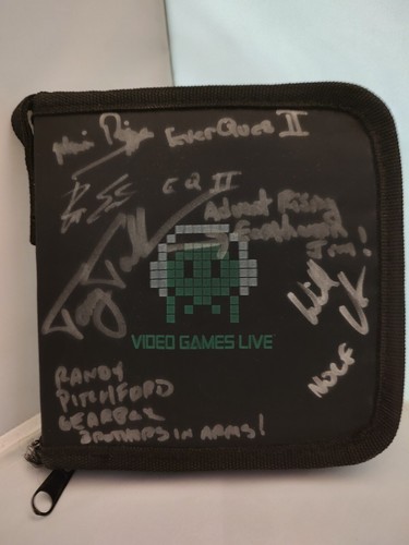 Video Games Live Signed (Empty) CD Case Tallarico Pitchford  - Picture 1 of 3