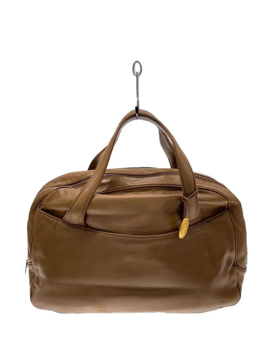 Sac fourre tout Christian Dior cuir chameau solide d'occasion