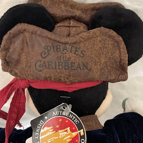 Disney Parks Stofftier Plüsch Mickey Mouse Fluch der Karibik Neu Mit Etikett - Bild 5 von 14