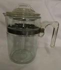 Vintage Pyrex Glass A-4 Stovetop Coffee Pot - Complete - READ DESCRIPTION BELOW