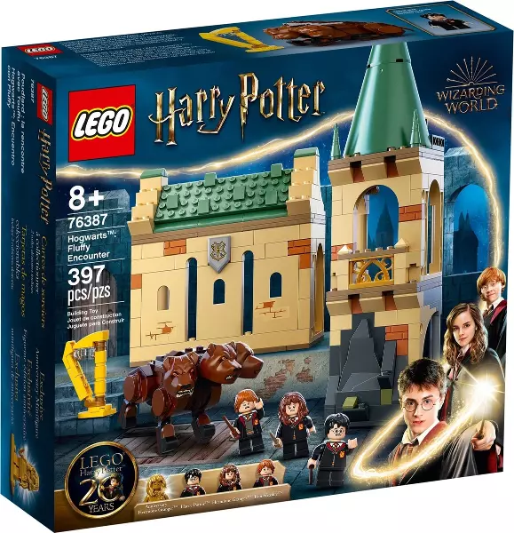 LEGO Harry Potter Hogwarts: Fluffy Encounter 76387 Building Kit (397 Pieces)