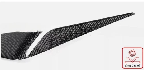 For 15-18 Lexus Rc F Carbon Fiber Front Bumper Garnish Air Vent Fang Trim Covers - Picture 6 of 7