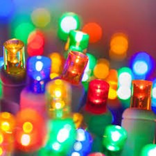 100 count 5 mm LED Christmas Light String Multi Color