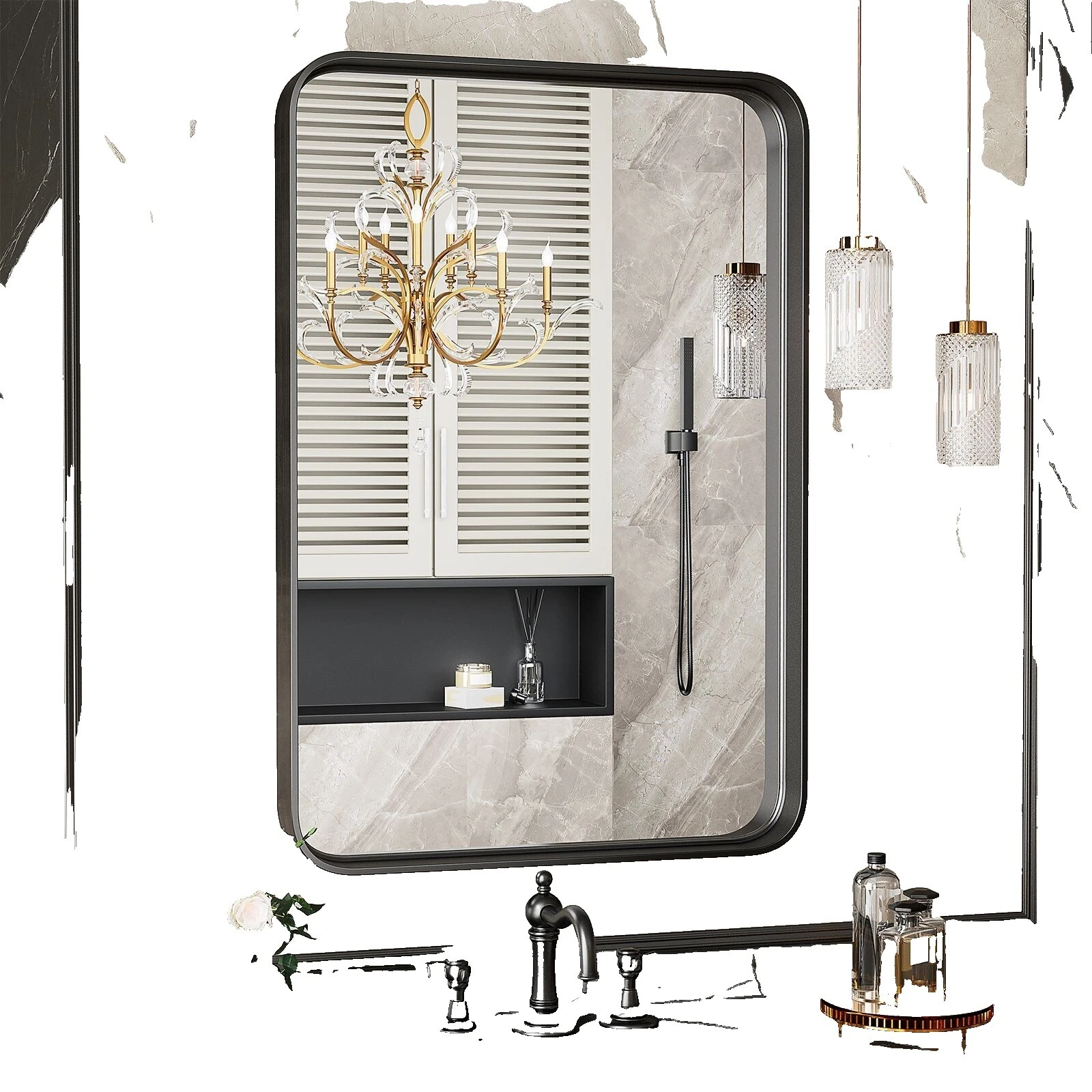 Metal Vertical Home Décor Mirrors