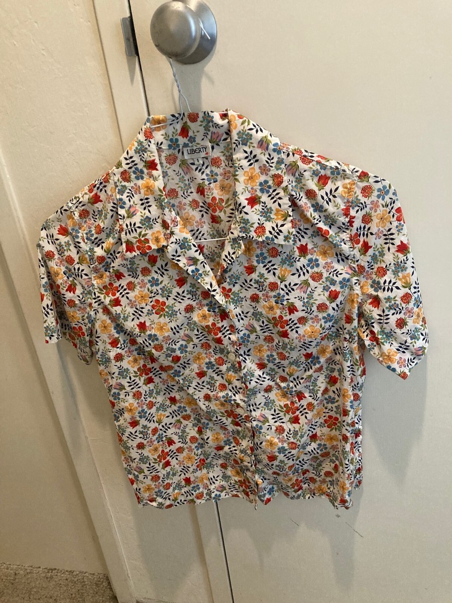 Liberty of London Edenham tailored short sleeved Blouse