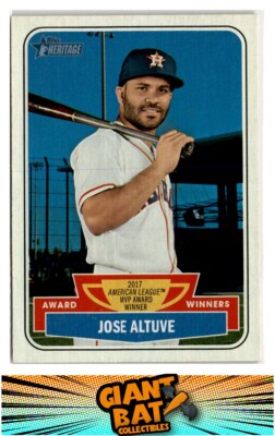 2018 Topps Heritage #AW-1 Jose Altuve Award Winners