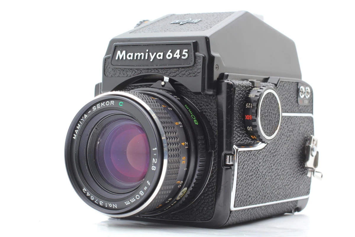 【 NEAR MINT 】 Mamiya M645 PD Prism Finder w/ SEKOR C 80mm f/2.8 Lens From JAPAN