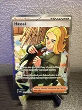 hassel pokemon card Hassel Full Art Trainer Twilight Masquerade 205/167, NM Pokemon Card main image 0