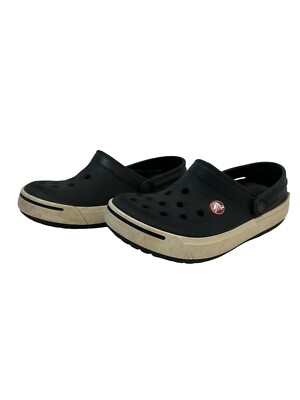 Crocs Unisex Crocsband Black Clog Shoes Size J2