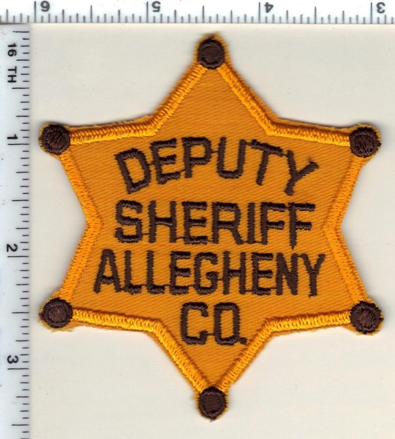 Allegheny County Sheriff (Pennsylvania) 3rd Issue Uniform Patch from