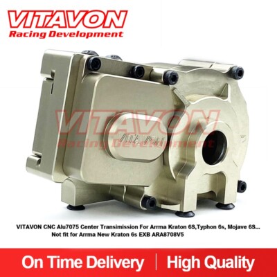 VITAVON CNC Alu7075 Center Tranny For Arrma 6S KratonTyphon Mojave titanium