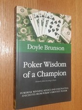 Poker Wisdom of a Champion by Doyle Brunson