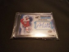 ANTHONY MANTHA 2016-17 UD ICE SIGNATURE SWATCHES JERSEY AUTO ROOKIE RC SP