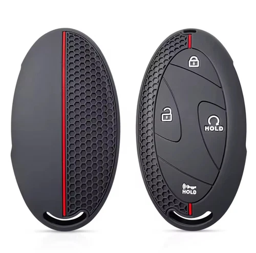 Silicone Key Cover for Hyundai IONIQ 6 Kona N-Line Elantra 2023 2024 Fob Case 9