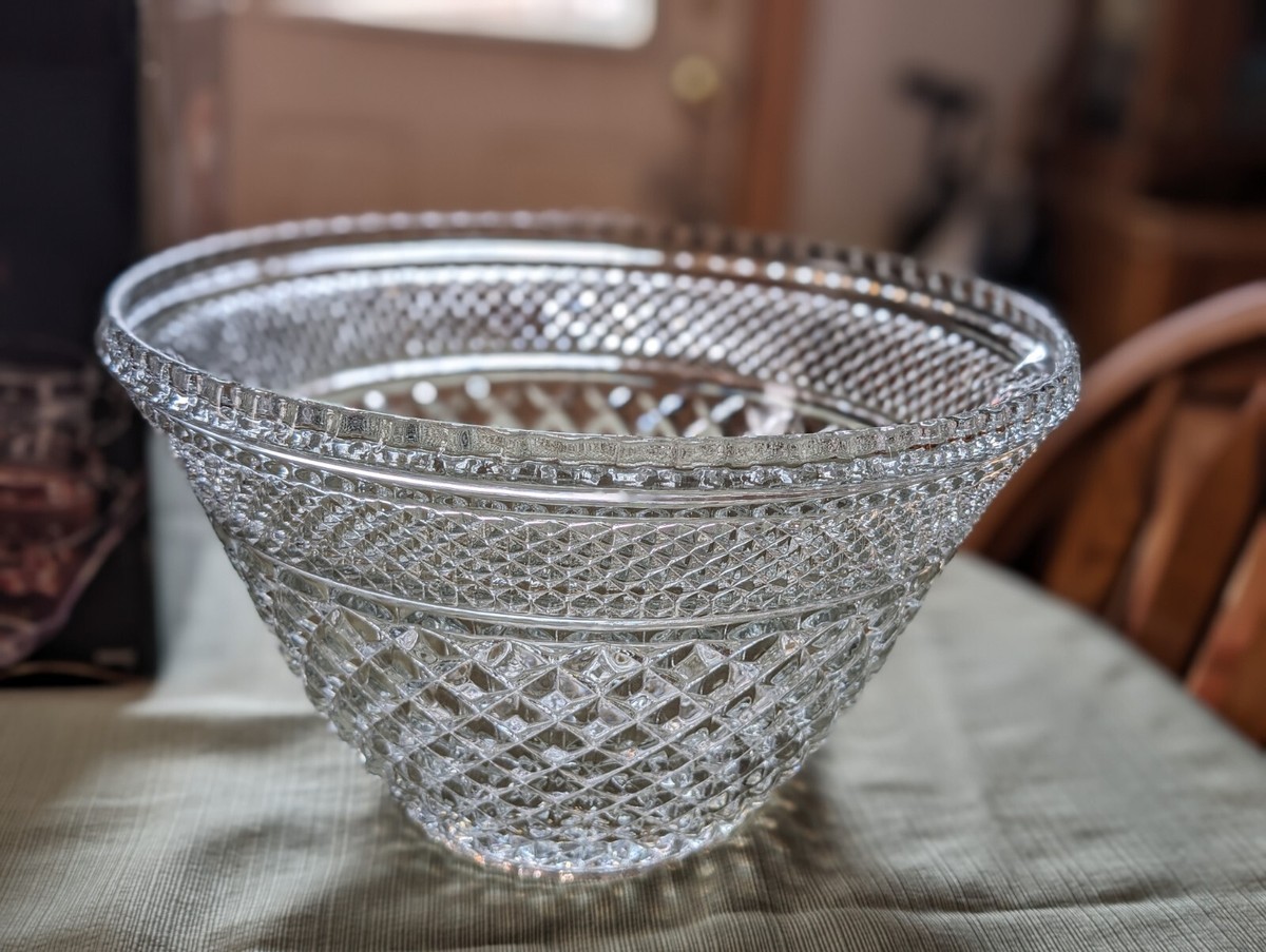 Anchor Hocking 18 Piece Wexford Punch Bowl Set Service for 8 w