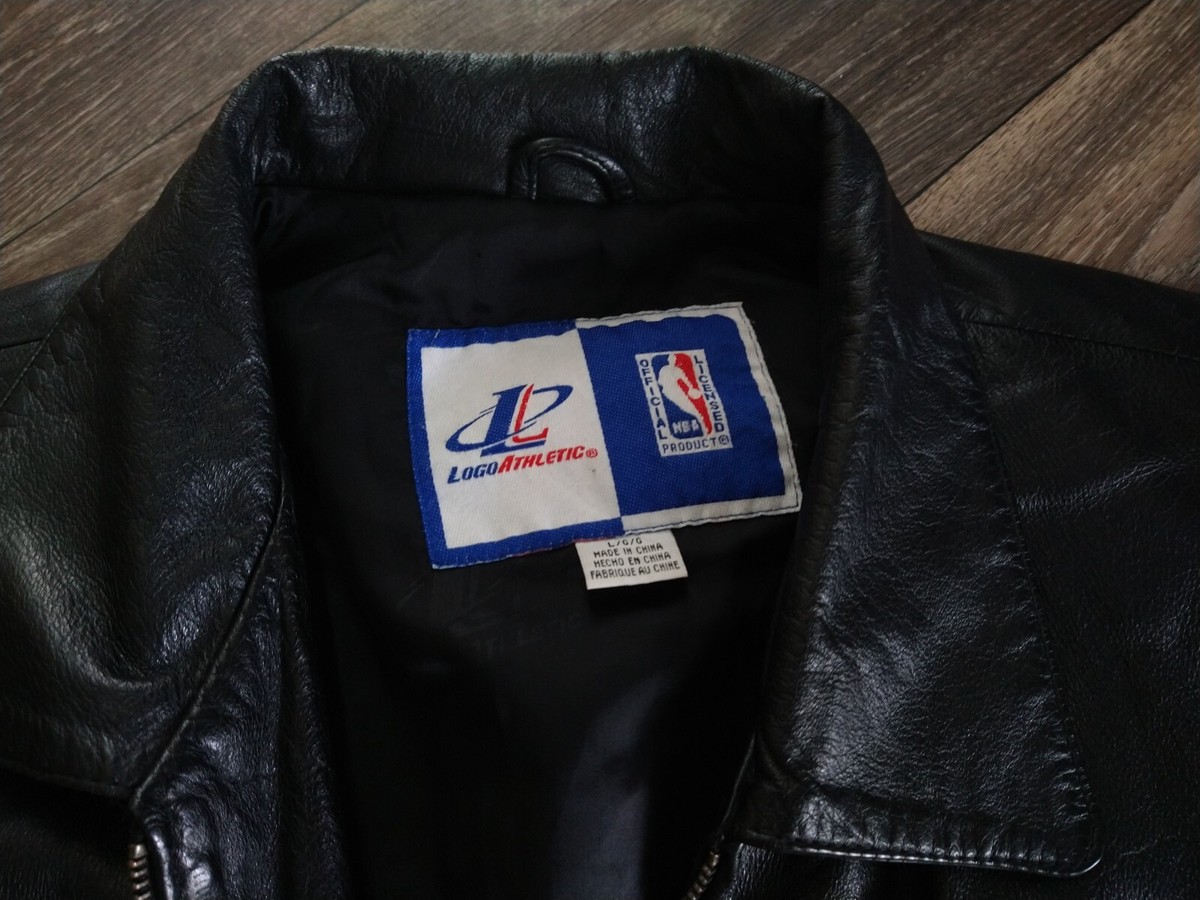 Vintage Logo Athletic Chicago Bulls Leather Jacket Large | eBay