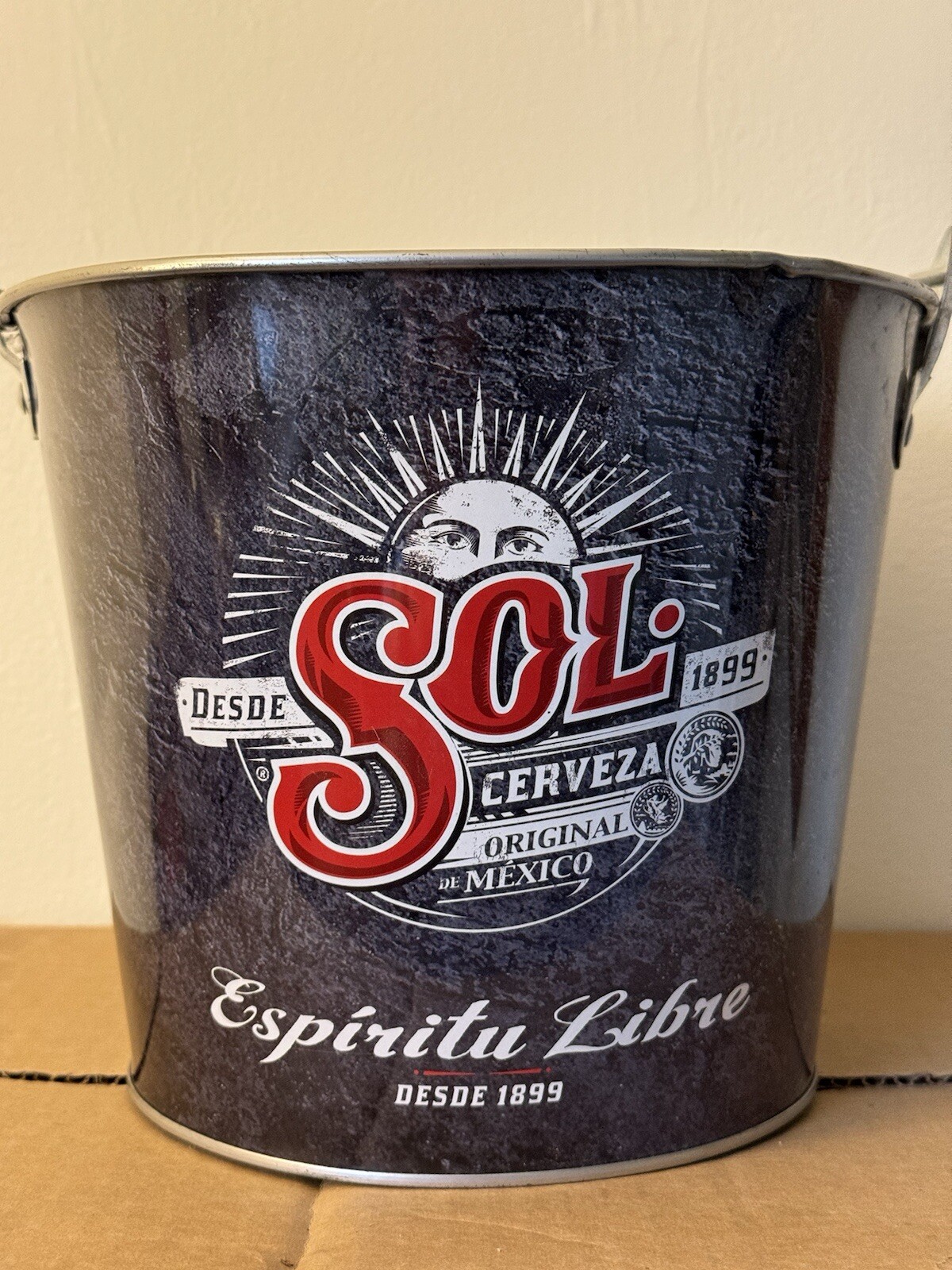 Sol Cerveza Original De México 1899 Cubitera para Vino Coolers 17.8cm x 22.9cm