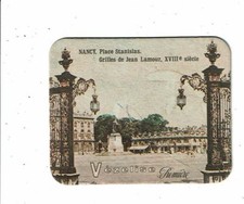 Bière VEZELISE Première sous-bock Place Stanislas Grilles Jean Lamour NANCY 