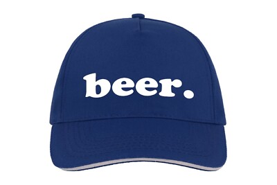 Baseballmütze Kappe Bier Geschenk Weihnachten lustig ein Wort Witz clever cooles Getränk Pub