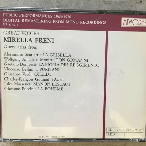 MIRELLA FRENI: Public Performances 1963/70 (IT 2CD-Box Memories HR 477/78 -neu) - Imagen 2 de 3
