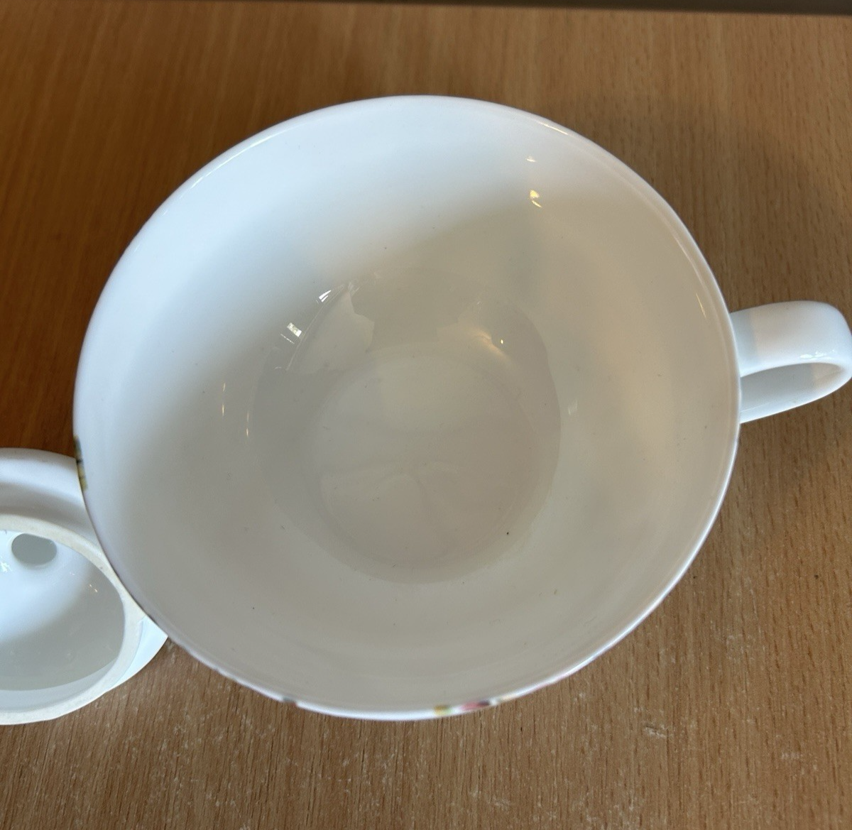 Laura Ashley GOSFORD Design Tea For One Teapot & Cup Fine Bone 