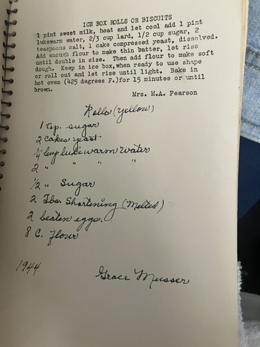 New Franklin Missouri Cookbook by Eleanor Egdorf 1939- Self Typewriting Book - Picture 6 of 17
