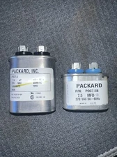 Packard Titan PRO POC7.5B Motor Run Capacitor 7.5 MFD 370 Volt Oval *LOT OF 2*