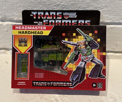 Transformers Headmaster HardHead & Duros réédition exclusive Walmart Hasbro 2020