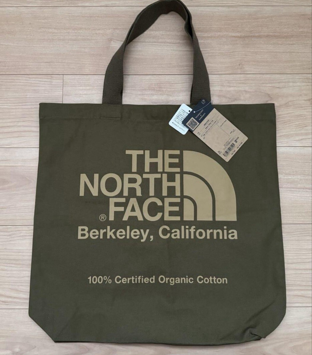 The North Face Canvas Tote Bag, Military Color, Unused With Tags, Japan