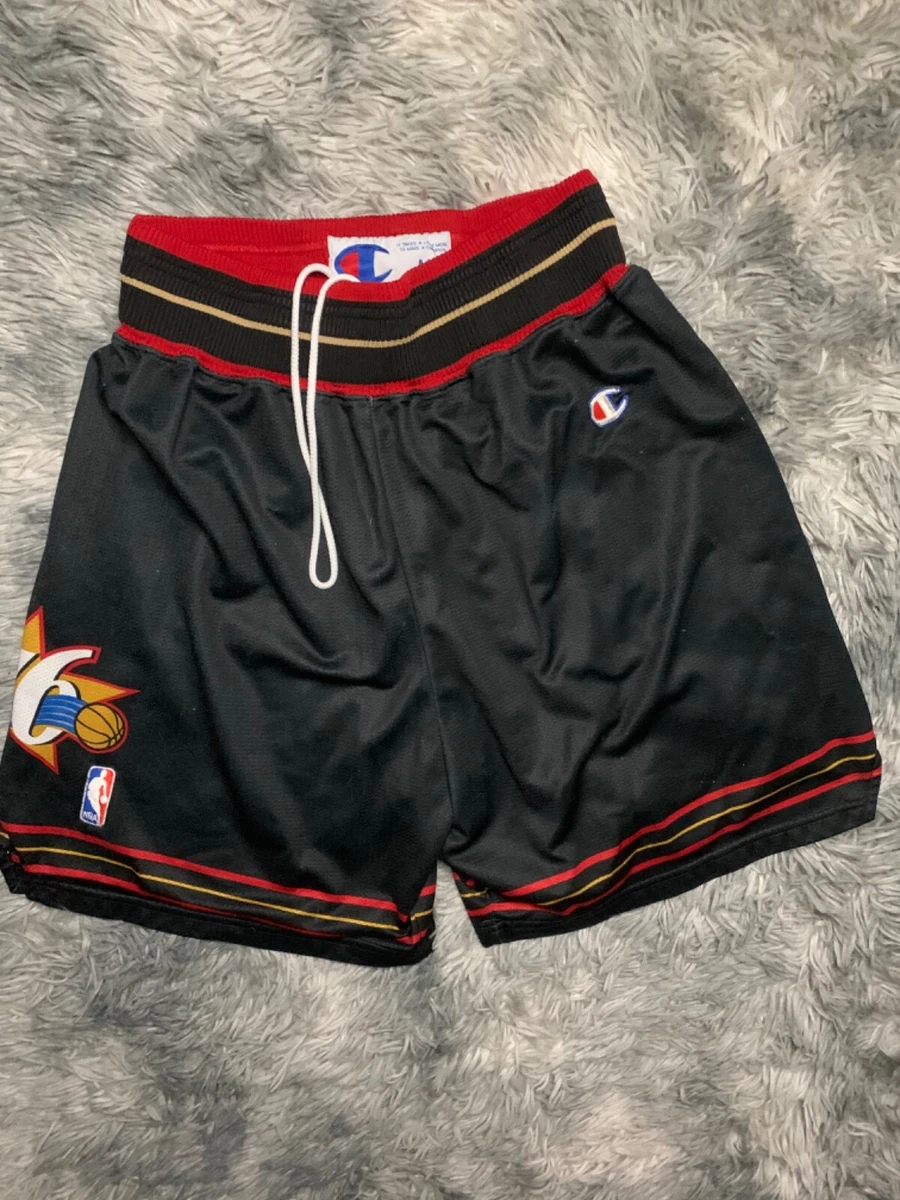 VTG 90s Philadelphia 76ers NBA Allen Iverson champion shorts