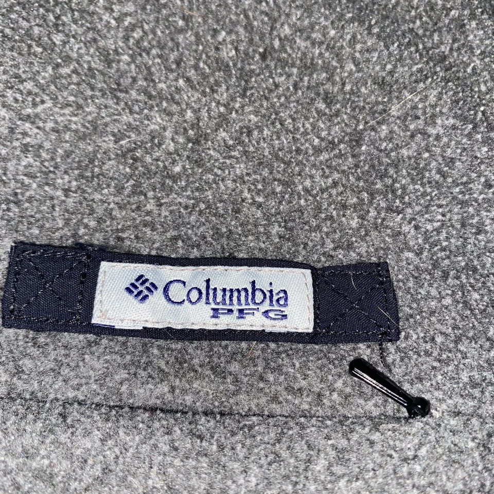 Columbia PFG Vellón Gris Mediano T-Snap Colorado Universidad Buffaloes *pequeño stai Foto 3 de 4
