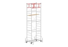 Trabattelli Acciaio SCEDILUX con Livellatori Estraibili (h lavoro 6,20 m)