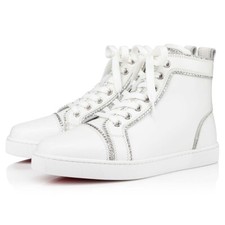 Christian Louboutin Louis Bordo Strass White ...