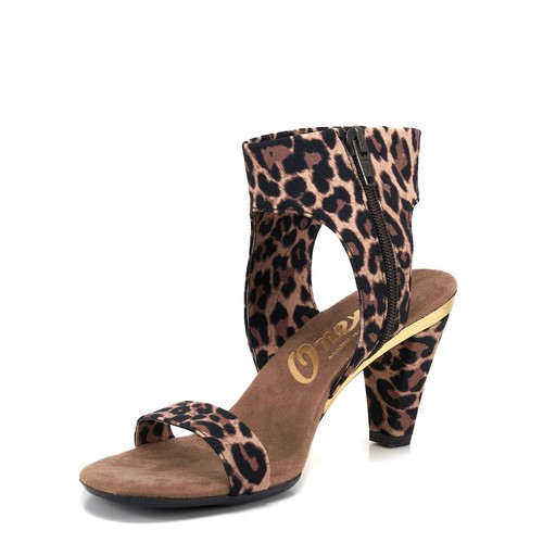 Onex Womens Showgirl-N Open Toe Sandal - Leopard, Size 5 NEW - Picture 2 of 5