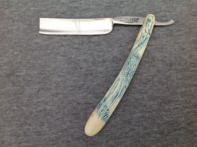 Germania Cutlery Works Oxford Straight Razor, Fancy ''Heron'' Scales