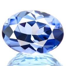 Tanzanite 0.83ct Flawless Natural Best Blue Tanzanite Sparkling Perfect Oval Gem