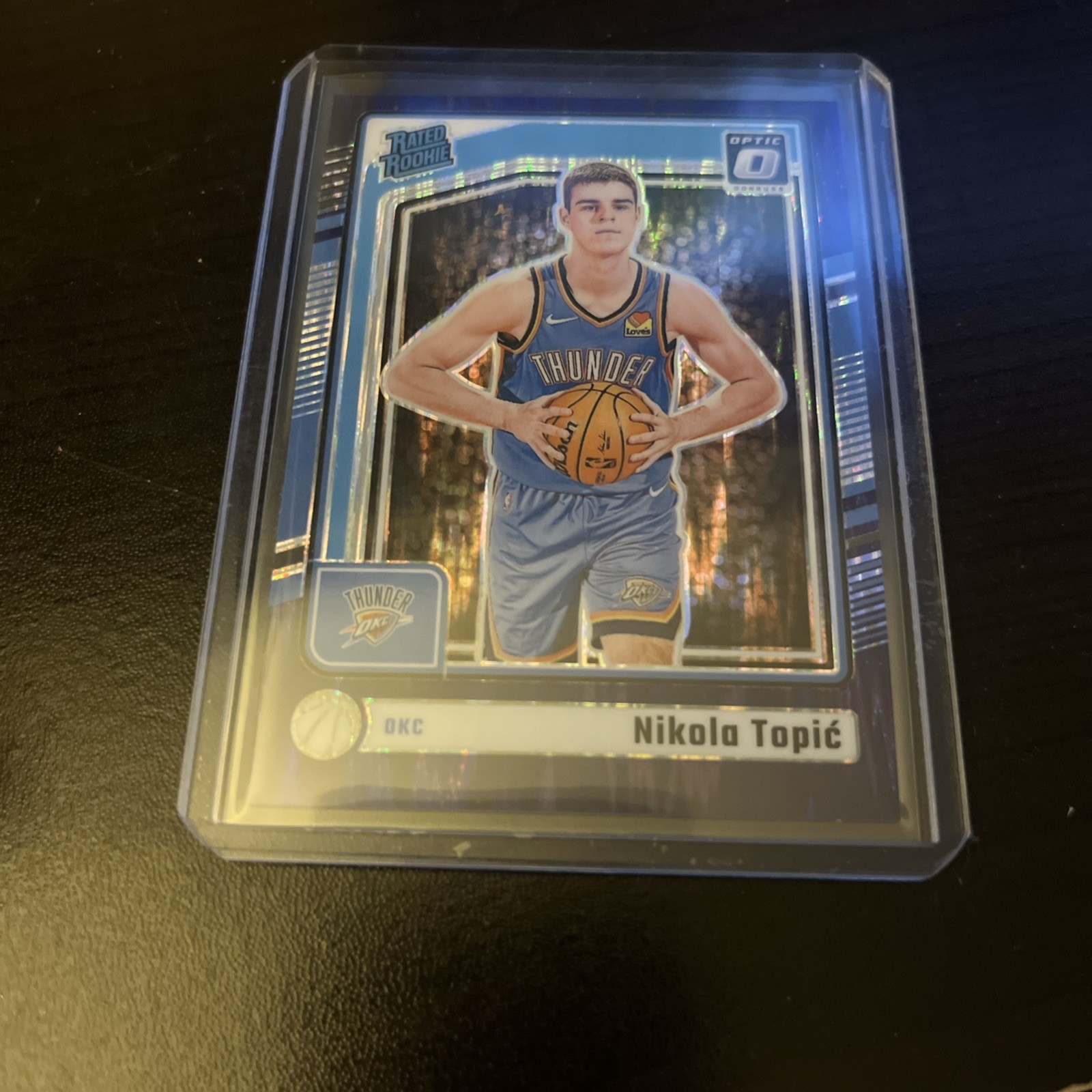 2024-25 Panini Donruss Optic Rated Rookie Purple shimmer Nikola Topic #278