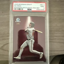 2025 Bowman Draft Ike Irish Red Spotlight PSA 9