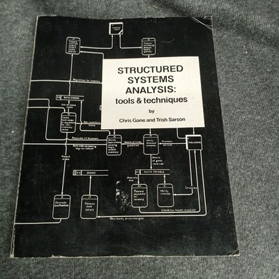 Structured Systems Analysis Tools & Techniques Gane Sarson 1st Ed 1977 Illus