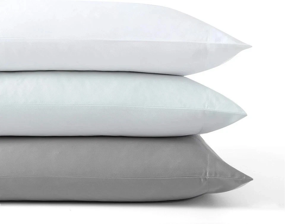 Vera Wang - Juego de Sábanas King, Ropa de Cama de Algodón Satén de Lujo, 800 King, Blanco Foto 4 de 4