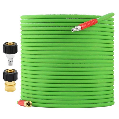 #ad Pressure Washer Hose 100FT 3 8quot; Quick Connect Power Washing Hose Kink Resist... $176.39