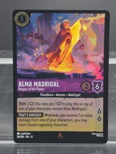 Disney Lorcana Alma Madrigal - Keeper of the Flame 58/204 Wilds Unknown R Foil