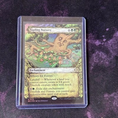 Magic The Gathering Sapling Nursery Rare Enchantment Card Foil Sleeved